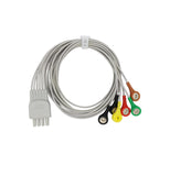 For Nihon Kohden ECG 6 Lead Wires IEC European Standard Snap - sinokmed