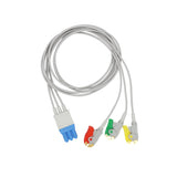 For Philips M1671A ECG 3 Leadwires AHA Pinch/Grabber - sinokmed