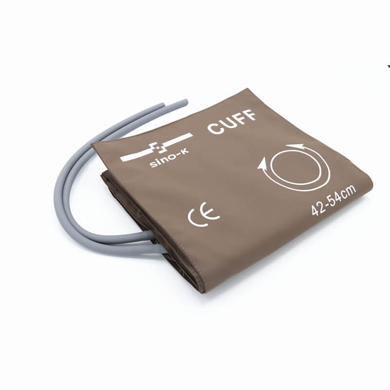 Reusable Blood Pressure Cuff Double Thigh Use 34 - 43 cm Arm Circumference (brown style) - sinokmed