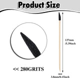 100 Pcs Sanding Sticks, Fine Detailing Sanding Tools with Storage Box for Plastic Models Miniatures Wood Stocking Stuffers
