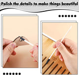 100 Pcs Sanding Sticks, Fine Detailing Sanding Tools with Storage Box for Plastic Models Miniatures Wood Stocking Stuffers