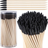 100 Pcs Sanding Sticks, Fine Detailing Sanding Tools with Storage Box for Plastic Models Miniatures Wood Stocking Stuffers