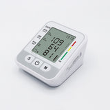 Automatic Digital Upper Arm Blood Pressure Monitor with Cuff fits Large Arm Electronic Meter Measures Pulse Rate - sinokmed