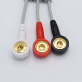 For Marquette ECG Cable 411203-001 AHA Snap Connector - sinokmed