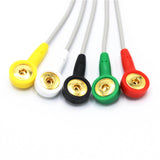 For Schiller ECG Cable 5 Leads Standard IEC Snap Connector - sinokmed