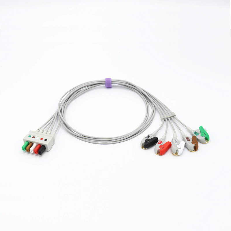 For Draeger Siemens ECG 5 Leadwires 5956490 AHA Pinch - sinokmed