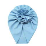 Baby Turban Hat Cap Beanie Bonnet with Big Flower for Baby Girls Toddlers Newborns Infants
