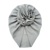 Baby Turban Hat Cap Beanie Bonnet with Big Flower for Baby Girls Toddlers Newborns Infants