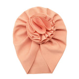 Baby Turban Hat Cap Beanie Bonnet with Big Flower for Baby Girls Toddlers Newborns Infants