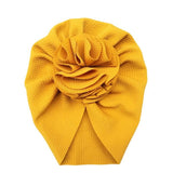 Baby Turban Hat Cap Beanie Bonnet with Big Flower for Baby Girls Toddlers Newborns Infants