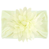 Baby Girls Headbands Tulle Hair Bows Head Wraps Chiffon Flowers Bows Soft Stretchy Turban Headband for Newborn Infant Girls and Toddler