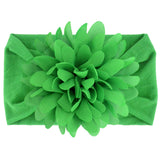 Baby Girls Headbands Tulle Hair Bows Head Wraps Chiffon Flowers Bows Soft Stretchy Turban Headband for Newborn Infant Girls and Toddler