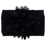 Baby Girls Headbands Tulle Hair Bows Head Wraps Chiffon Flowers Bows Soft Stretchy Turban Headband for Newborn Infant Girls and Toddler