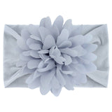 Baby Girls Headbands Tulle Hair Bows Head Wraps Chiffon Flowers Bows Soft Stretchy Turban Headband for Newborn Infant Girls and Toddler