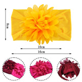 Baby Girls Headbands Tulle Hair Bows Head Wraps Chiffon Flowers Bows Soft Stretchy Turban Headband for Newborn Infant Girls and Toddler