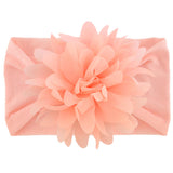 Baby Girls Headbands Tulle Hair Bows Head Wraps Chiffon Flowers Bows Soft Stretchy Turban Headband for Newborn Infant Girls and Toddler