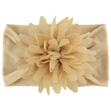 Baby Girls Headbands Tulle Hair Bows Head Wraps Chiffon Flowers Bows Soft Stretchy Turban Headband for Newborn Infant Girls and Toddler