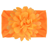Baby Girls Headbands Tulle Hair Bows Head Wraps Chiffon Flowers Bows Soft Stretchy Turban Headband for Newborn Infant Girls and Toddler