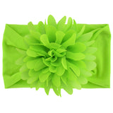 Baby Girls Headbands Tulle Hair Bows Head Wraps Chiffon Flowers Bows Soft Stretchy Turban Headband for Newborn Infant Girls and Toddler