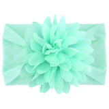 Baby Girls Headbands Tulle Hair Bows Head Wraps Chiffon Flowers Bows Soft Stretchy Turban Headband for Newborn Infant Girls and Toddler