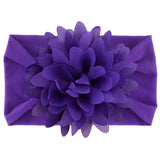 Baby Girls Headbands Tulle Hair Bows Head Wraps Chiffon Flowers Bows Soft Stretchy Turban Headband for Newborn Infant Girls and Toddler