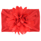 Baby Girls Headbands Tulle Hair Bows Head Wraps Chiffon Flowers Bows Soft Stretchy Turban Headband for Newborn Infant Girls and Toddler