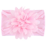 Baby Girls Headbands Tulle Hair Bows Head Wraps Chiffon Flowers Bows Soft Stretchy Turban Headband for Newborn Infant Girls and Toddler