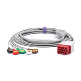 ECG Cable for Bionet BM5 5 leads, Snap, AHA, 12pin