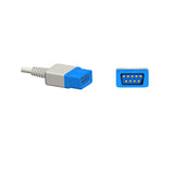 For for Trusignal TS-M3 Spo2 Adapter Extension Cable 9 Pin 7.2 ft - sinokmed