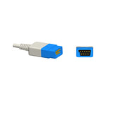 For for GE Trusignal   Spo2 Sensor TS-E-D Adult Ear Clip 3.2 ft 9 Pins Connector - sinokmed