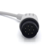 ECG trunk cable 3leads for Nihon Kohden Cardiolife Lifescope serioes 6-8-9-116102-6205-6120 IEC 8PIN