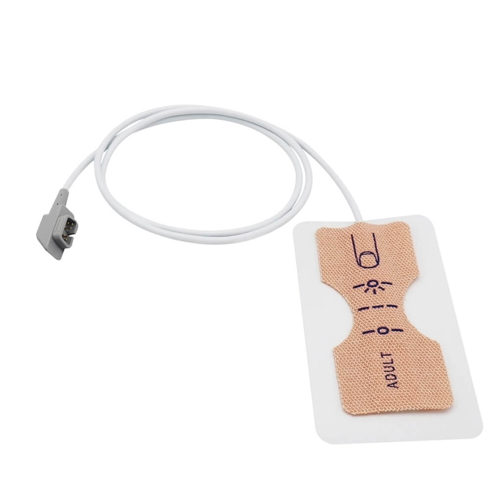For Criticare Disposable Adult Spo2 Sensor Finger Probe 12 Pack - sinokmed