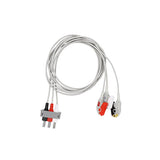 For Philips M1613A ECG 3 Leadwires IEC European Standard Pinch/Grabber - sinokmed