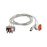 For Philips M1613A ECG 3 Leadwires IEC European Standard Pinch/Grabber - sinokmed