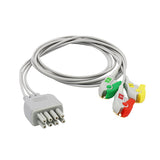For Nihon Kohden ECG 3 Leadwires BR-903P AHA Pinch/Grabber - sinokmed