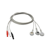 For AAMI ECG Holter 3 lead wire IEC European Standard Snap - sinokmed