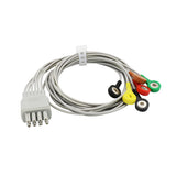 For Nihon Kohden ECG 6 Lead Wires IEC European Standard Snap - sinokmed