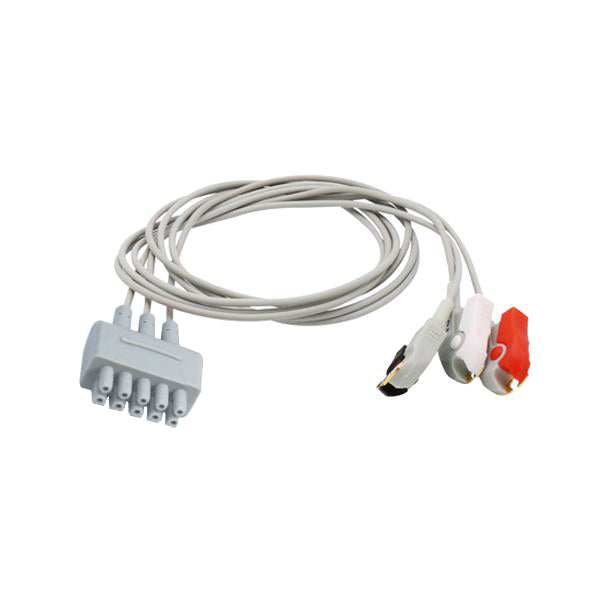 For Marquette 412682-001 ECG leadwires 3Leads AHA Pinch Connector - sinokmed
