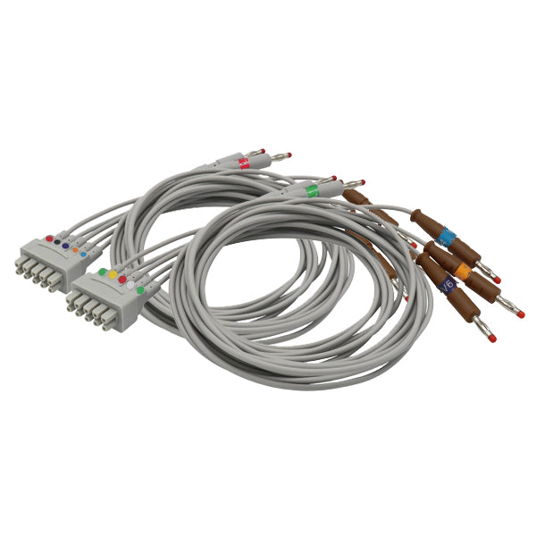 For GE Marquette 38401817 EKG Leadwire AHA Banana 4.0mm Connector - sinokmed