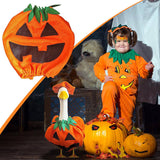 Tenues d'oie, tenue d'oie d'Halloween, vêtements d'oie d'automne, vêtements d'oie de porche pour costume de citrouille d'oie en plastique pour décoration de jardin, patio, maison 