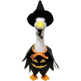 Tenues d'oie, tenue d'oie d'Halloween, vêtements d'oie d'automne, vêtements d'oie de porche pour costume de citrouille d'oie en plastique pour décoration de jardin, patio, maison 