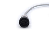 For  Kenz 10 Leads Wires IEU Banana Cardioline EKG Cable 16 male pin 4.0mm