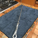 Meat Hook Flipper,BBQ Food Turner,Pigtail Flipper Hook,Stainless Steel Meat Turner Hook for Grilling & Smoking,Great Tool for BBQ,Turning Vegetables and Meats BBQ Grill
