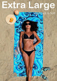 Microfiber Lightweight Beach Towel Sand Free Quick Dry Absorbent Thin Compact Towels for Swimming Pool Camping Beach Accessories Large for Vacation Essentials Gift Adult