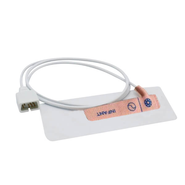 For for  Nellcor Disposable Infant Spo2 Sensor I20 Non-oximax 3.2 ft 7 Pins Connector 12 Pack - sinokmed