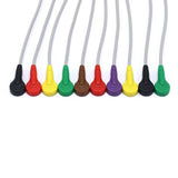 For Physi Control Fixed one ECG cable 10 leads IEC Snap