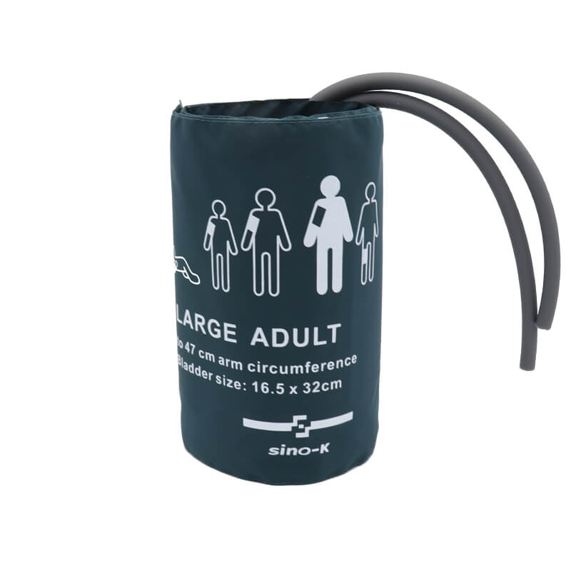 Reusable NIBP Cuff Double Tube Large Adult Use 33 - 47 cm Arm Circumference - sinokmed