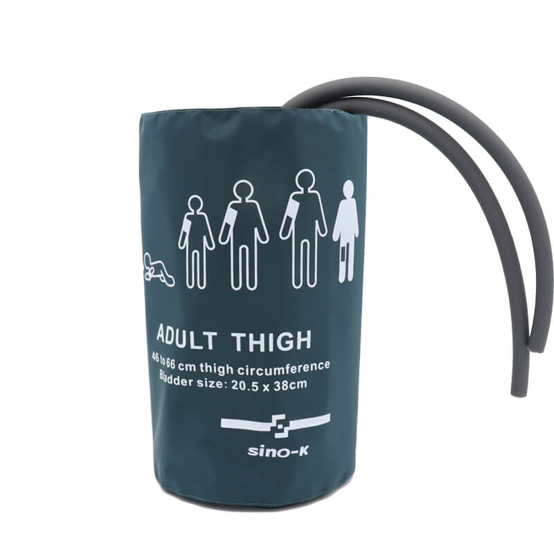 Reusable NIBP Cuff Double Tube Thigh Use 46 - 66 cm Arm Circumference - sinokmed
