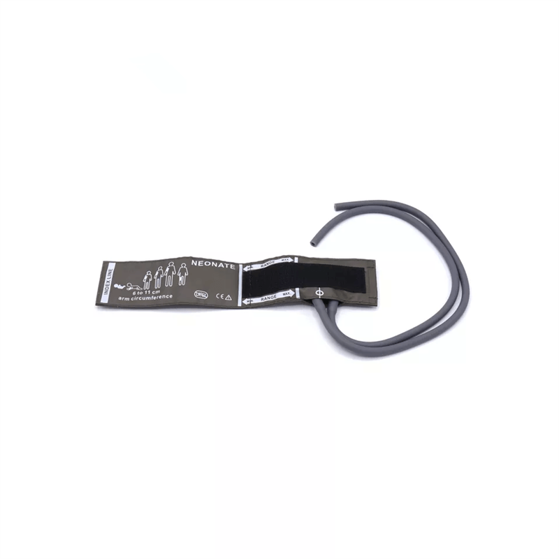 Reusable Blood Pressure Cuff Double Tube Neonate Use 6 - 11 cm Arm Circumference (brown style)