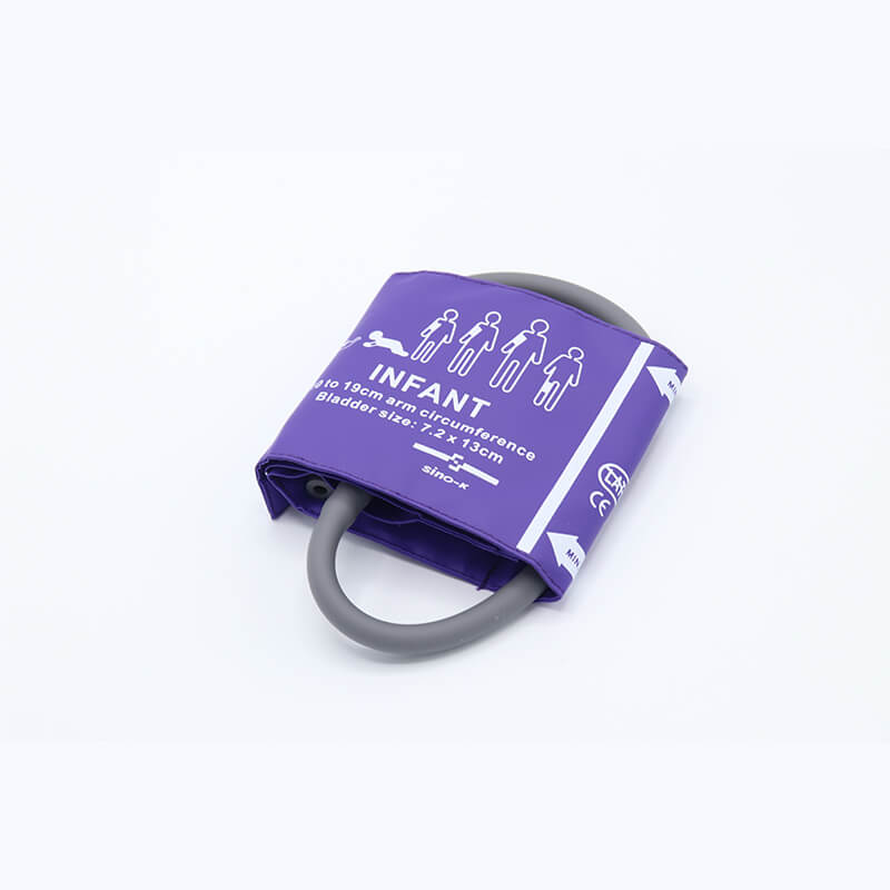 Reusable Blood Pressure Cuff Single Tube Infant Use 10 - 19 cm Arm Circumference (Purple style) - sinokmed